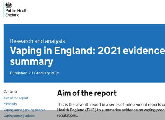 报告称英国电子烟销售量增长7％，新冠压力导致吸烟率上升